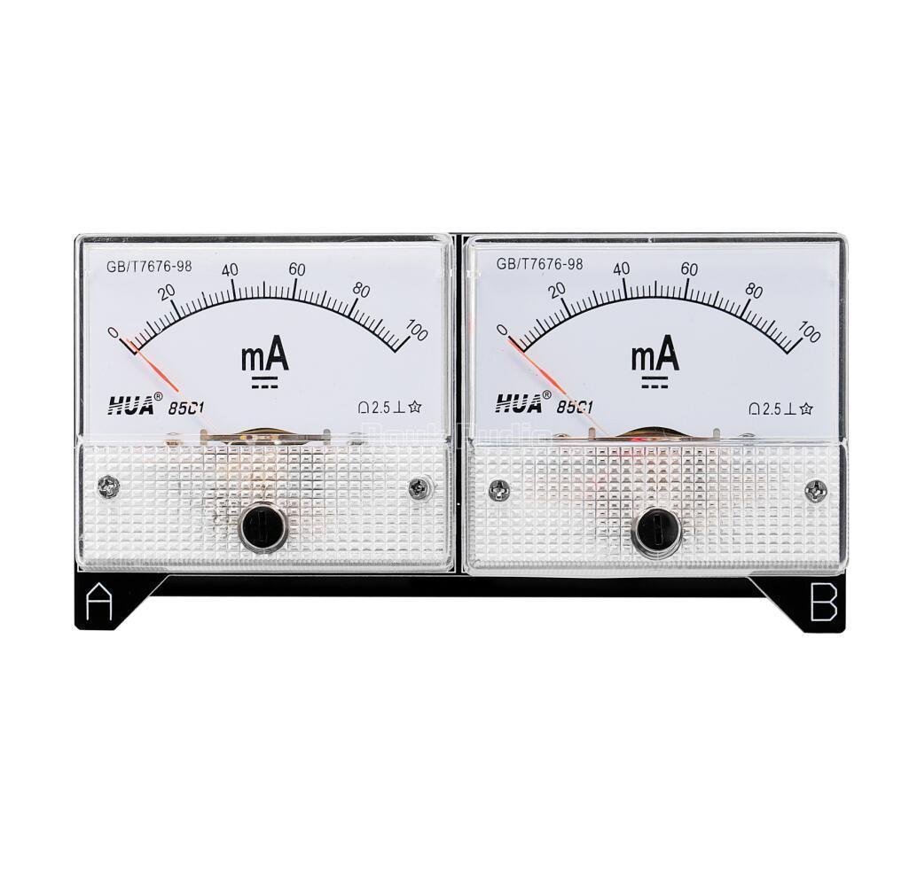 Nobsound Testeur de courant à 8 broches double biais - Pour EL34, KT88, 6L6, 6V6, 6550 - Tube d'amplificateur, tube d'amplificateur, tube