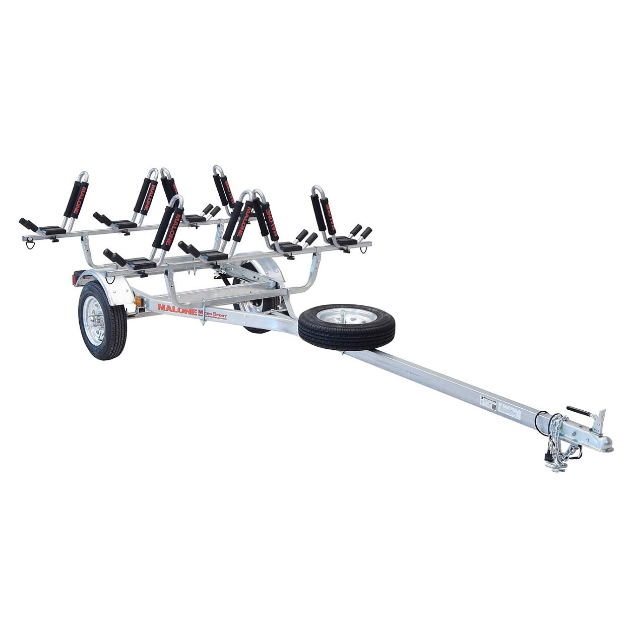 Malone Auto Racks MicroSport Trailer Kayak Transport Package with 4