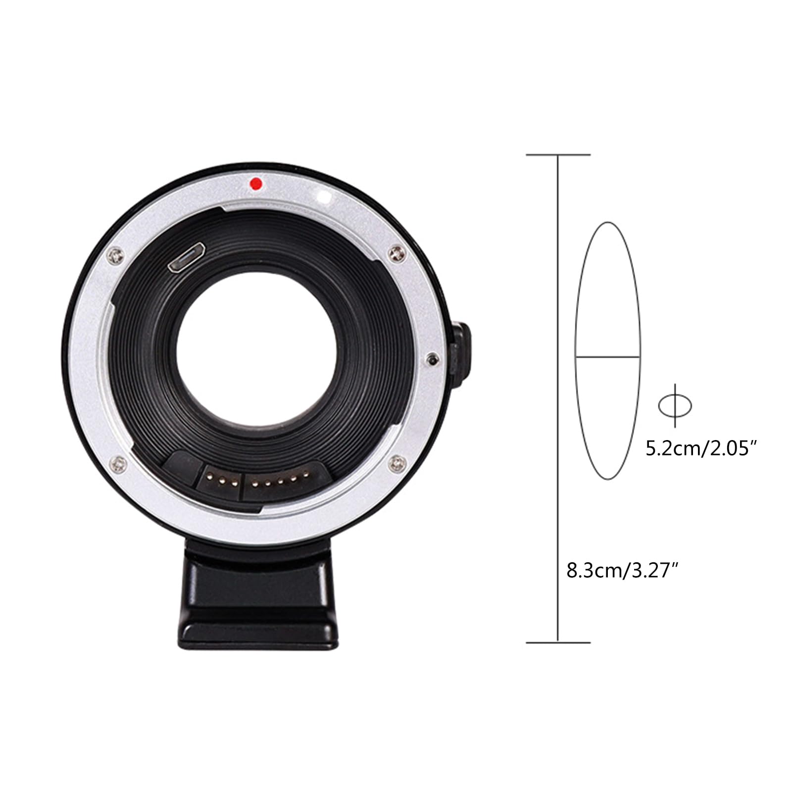 Adattatore elettronico per obiettivo fotocamera con autofocus