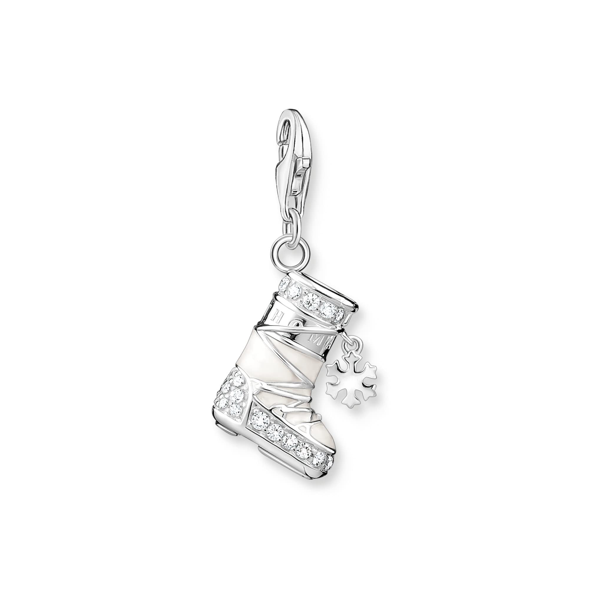 Thomas Sabo 1904-041-14 Ice Skate Charm Pendant in 925 Sterling Silver