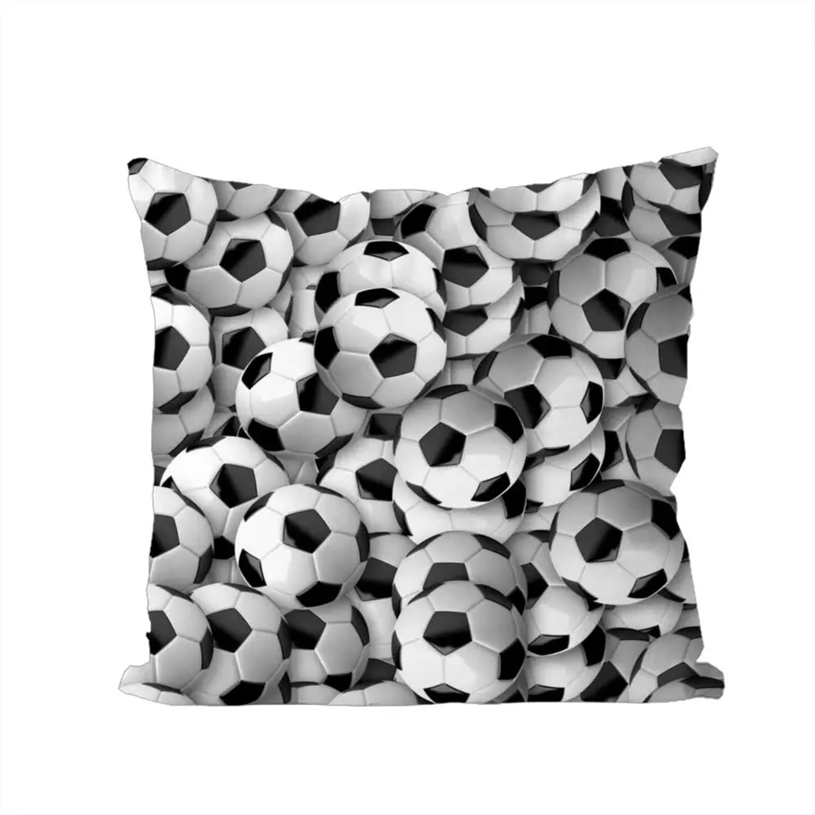 GIYXHU Football Pillow For Car Sofa Decorative Home Double-sided Print Plush Square Throw Cushion for Sofa(Color3)