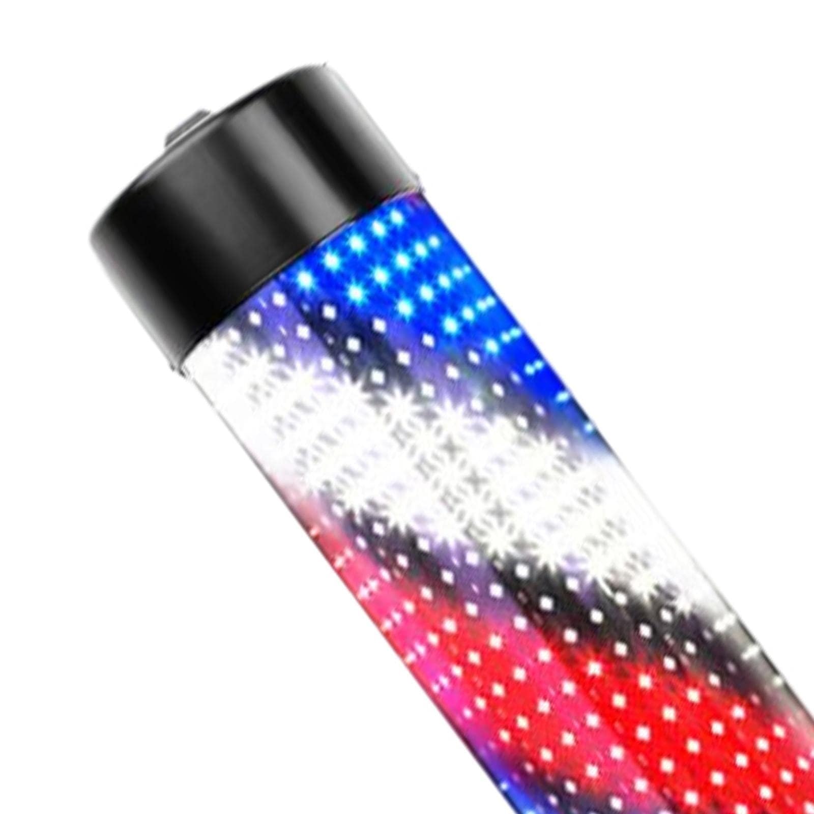 Lampa ścienna LED Wodoodporny Słupek Do Salonu Fryzjerskiego Obrotowe Światło Salon Fryzjerski Kryty Neon Oświetlenie Wiszące Na Ścianie Piękno W Paski balkonu, korytarza(Black,15x125cm)