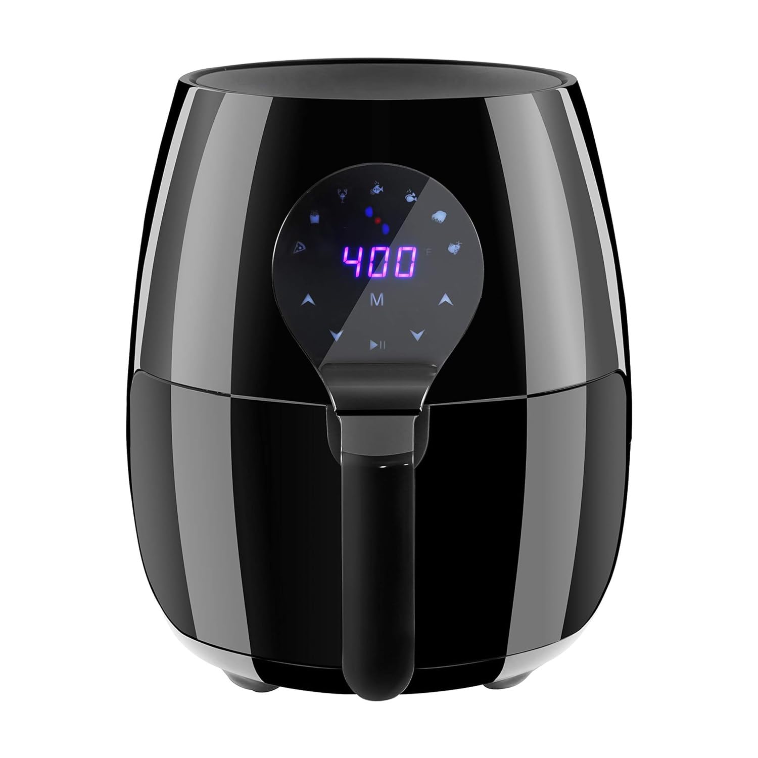 Avilia Frytkownica powietrza 7.5 litrów, Air Fryer oszczędność energii, z funkcjami na wyświetlaczu LED, łatwy do czyszczenia, 1600W