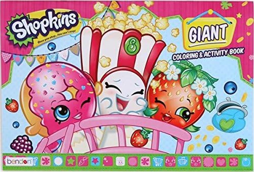 Shopkins Giant Coloring & Activity Book, Arts & Crafts - Amazon Canada