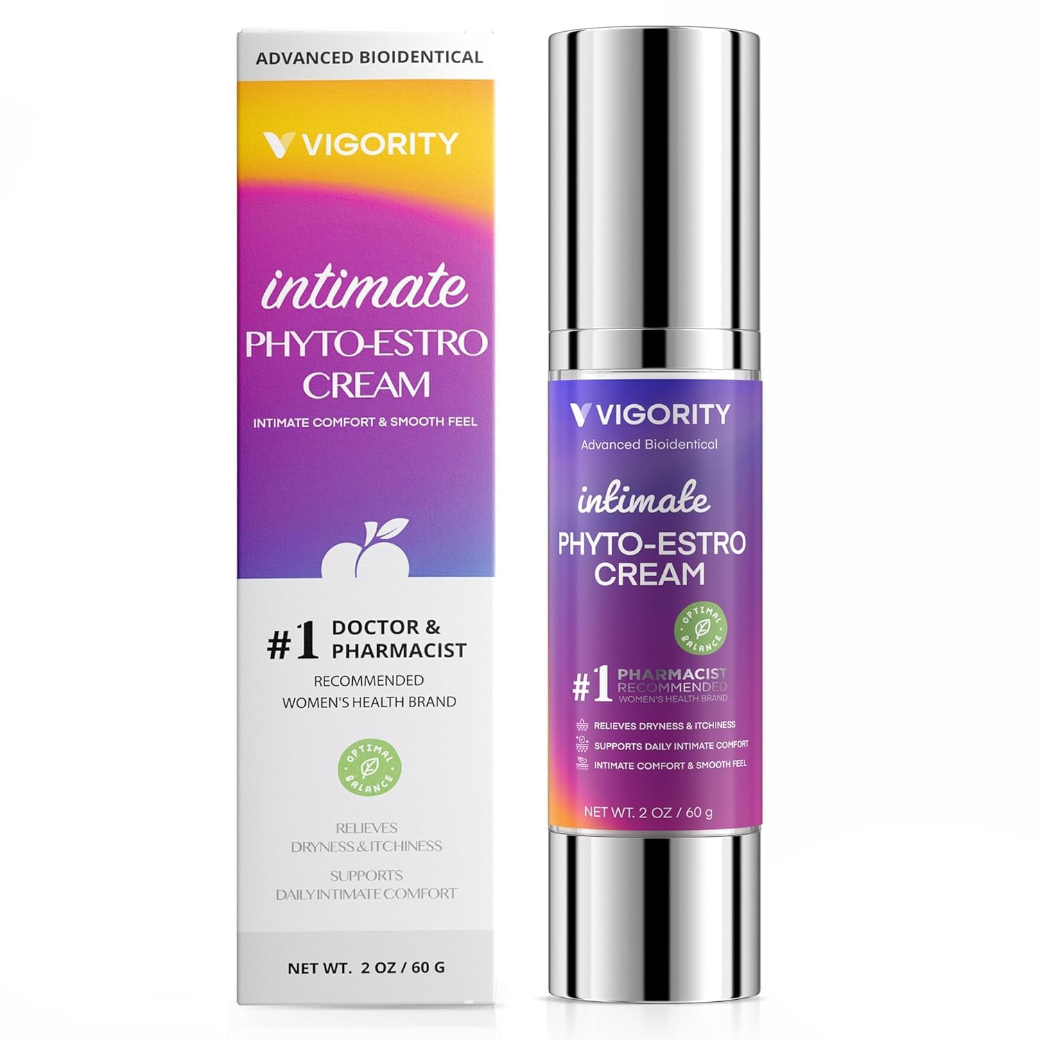 Amazon.com : Vigority Intimate Phyto-Estro Cream for Women, Daily