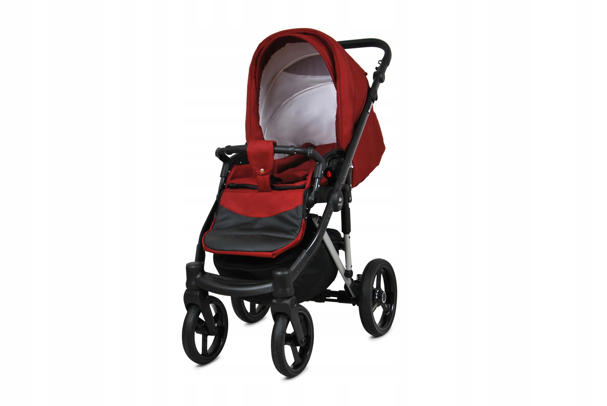 BabyLux® Bambini Passeggino Completo Set 4 in 1 - UZO - incl. Navicella, Canna, Seggiolino Auto, ISOFIX Base - Carrozzina Neonati Sistema Combinato - con Borsa fasciatoio ecc.