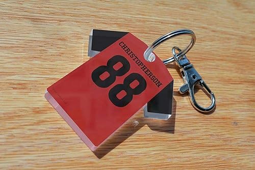 Miniatura 2 de Trend Setters Colección deportiva  Personalizado  Llavero acrílico circular  Imagen fusionada  Perfecto para regalar y coleccionar