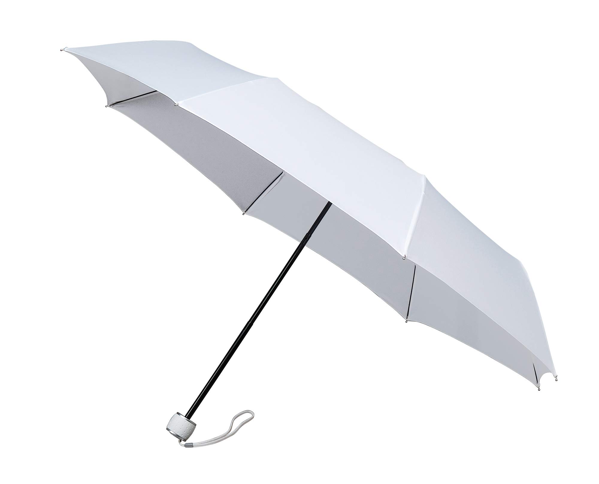 Impliva Minimax Stick Parasol, 100 cm, Biały (Biały), 100 centimeters, Parasol w sztyfcie