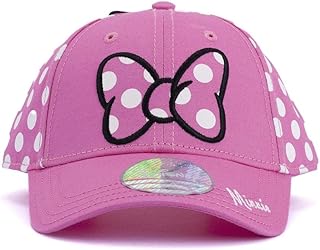 Minnie Cappellino da Baseball, Rosa, 54 cm Unisex-Bambini