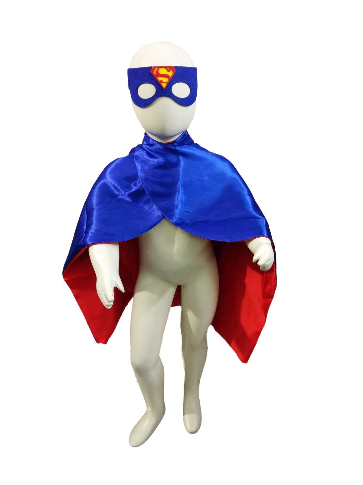 BookMyCostume Supreme Man Superhero Cape DC Comics Kids Fancy Dress Costume 3-4 Years Blue/red (B08KT8TSW3) Amazon Price History, Amazon Price Tracker