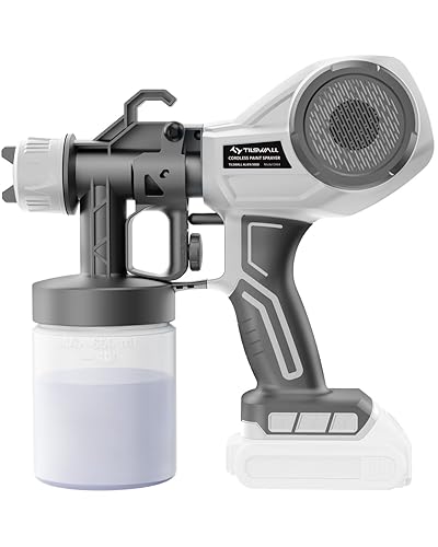 Tilswall Cordless Paint Sprayer for 20V Battery,Electric Spray Paint Gun