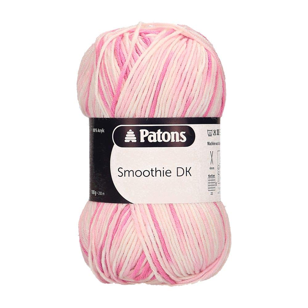 Patons Smoothie DK, Pink Mix (2002), 100g