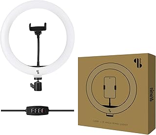 nine16 Loop 13" Ring Light, Mobile Stand for Video Shooting Studio Light for YouTube Video Shooting Light for Photography (13 Inch Ring Light)