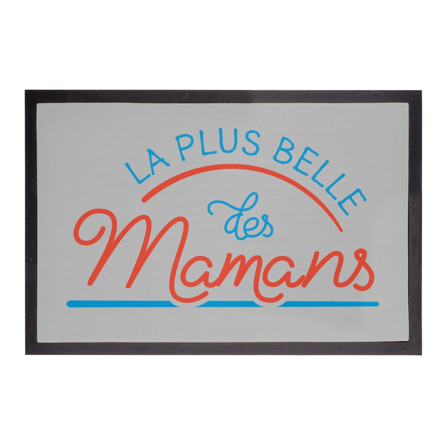 Paillasson Gris 60x40cm : Cadeau Idéal Fête des Mères pour Maman Formidable