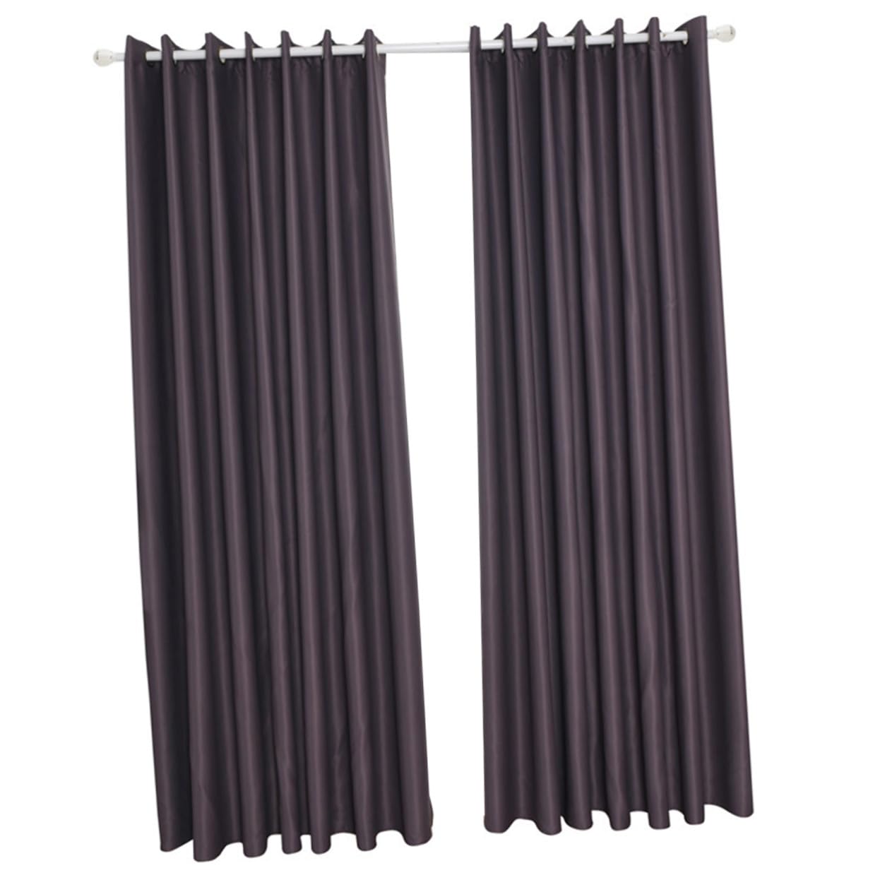 Rideau occultant thermique polyester texturé résistant 250 cm de haut pour fenêtre