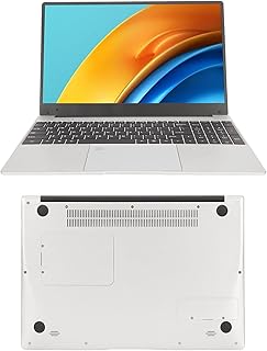 Computador Portátil, 100-240 V CPU Quad Core 15,6 Polegadas Laptop de Escritório IPS Display para Viagens (16+256G Plugue dos EUA)