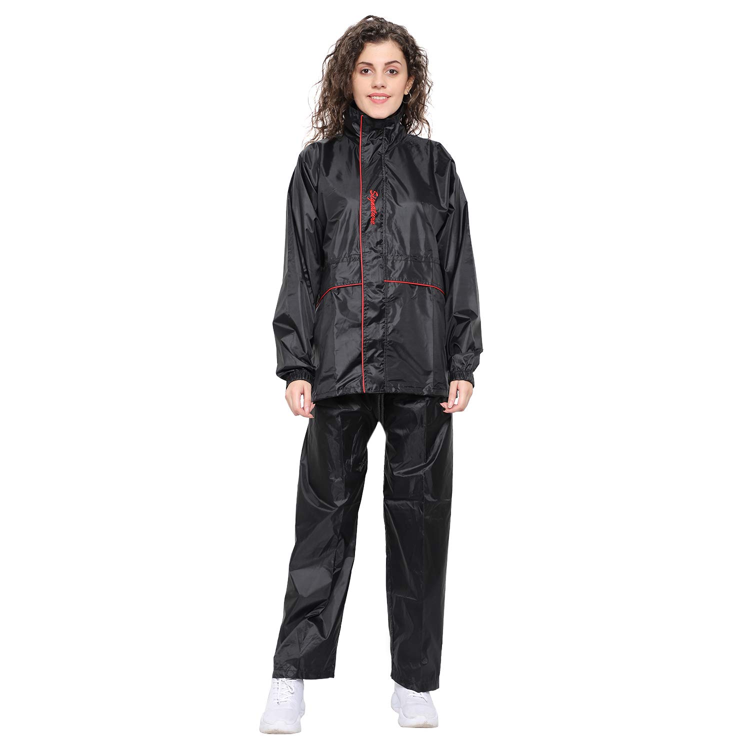Buy Zacharias Unisex Waterproof Raincoat with Taping Signature