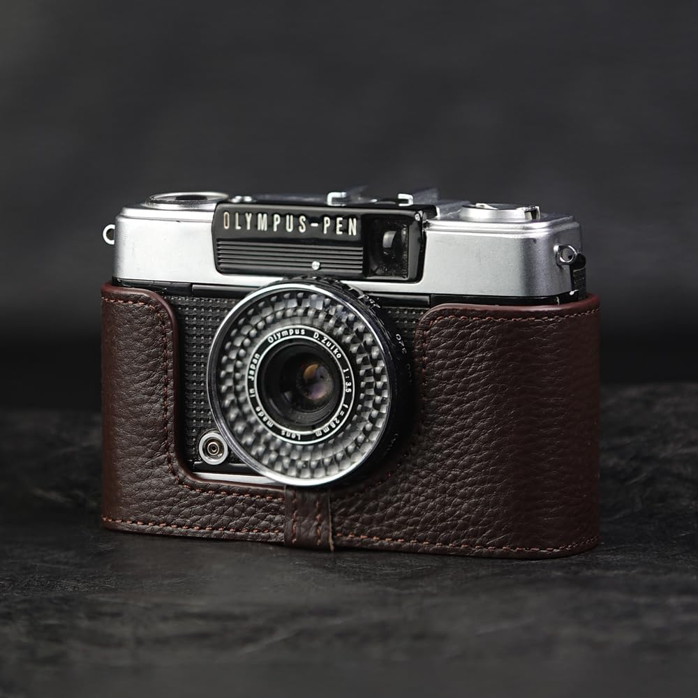 Olympus Pen EE-3本革張　美品A Amazon.com : DBZZ PEN-EE3/EE2/EE Case case Handmade Genuine