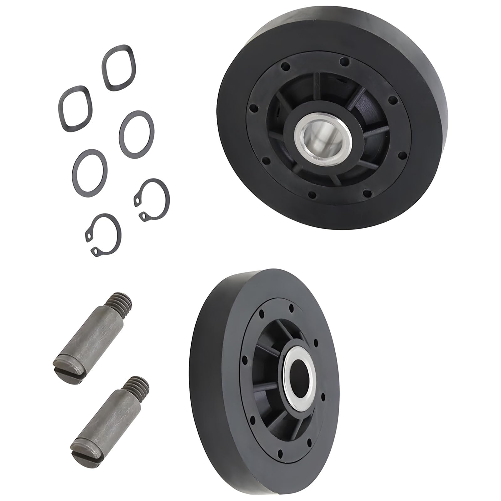 Geavonyg Dryer Machine Roller Replacement Fits AP5186795 ABS Construction for Long Lasting Service Dryer Noise Fix Roller