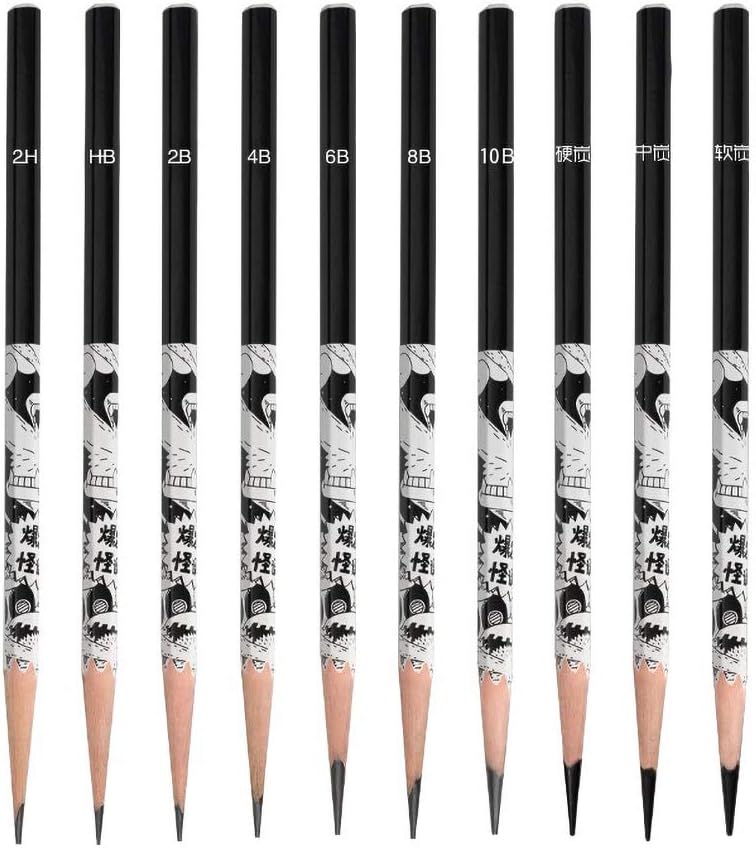 YYMIYU Sketch Painting Charcoal 2B Liuling Charcoal 8pcs Pack