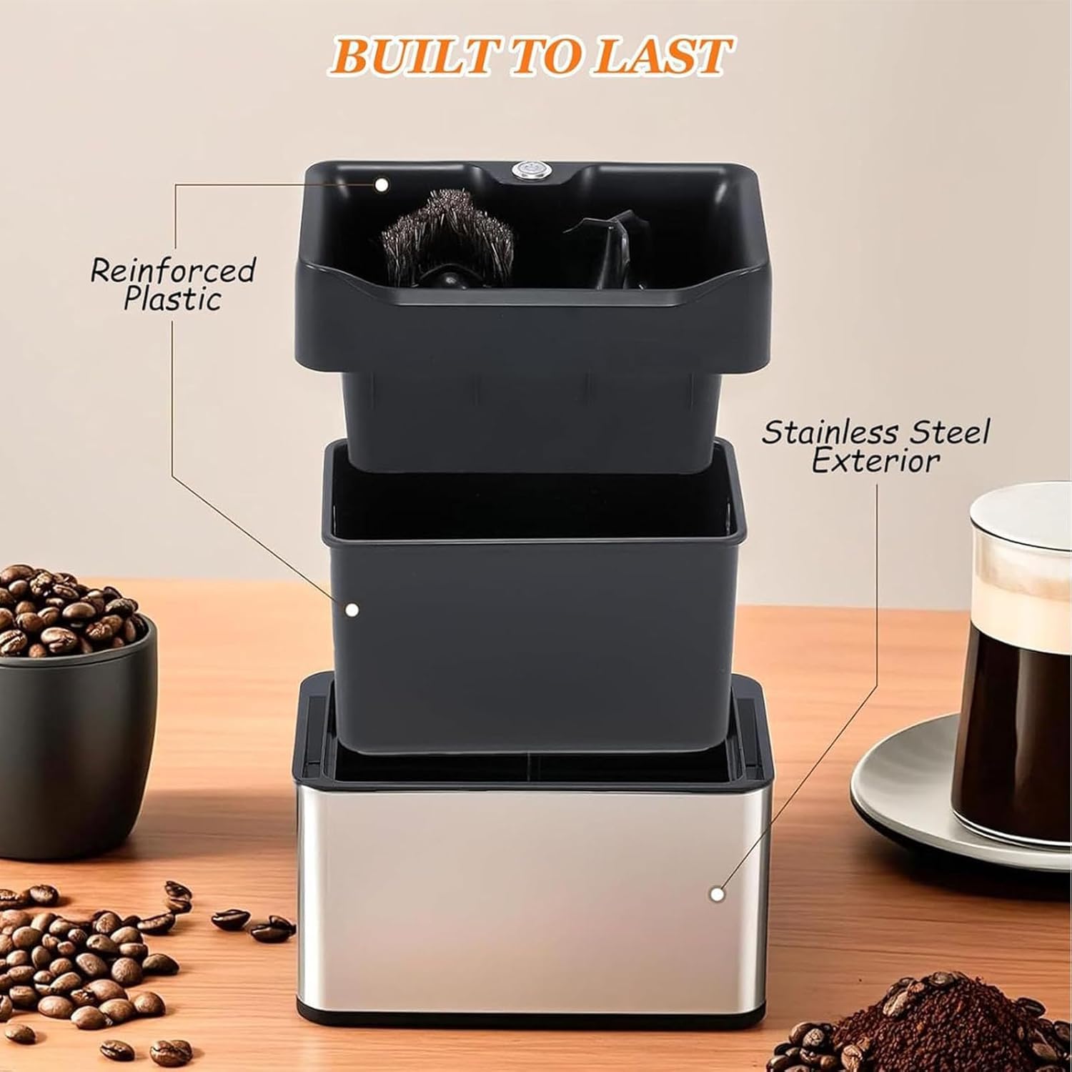 Limpiador Eléctrico De Portafiltros De 58 Mm con 2 Paños para Polvo Y Cabezales De Cepillo, Máquina Automática para Moler Café para Uso Doméstico Y Comercial, Herramienta De Limpieza Esencial.