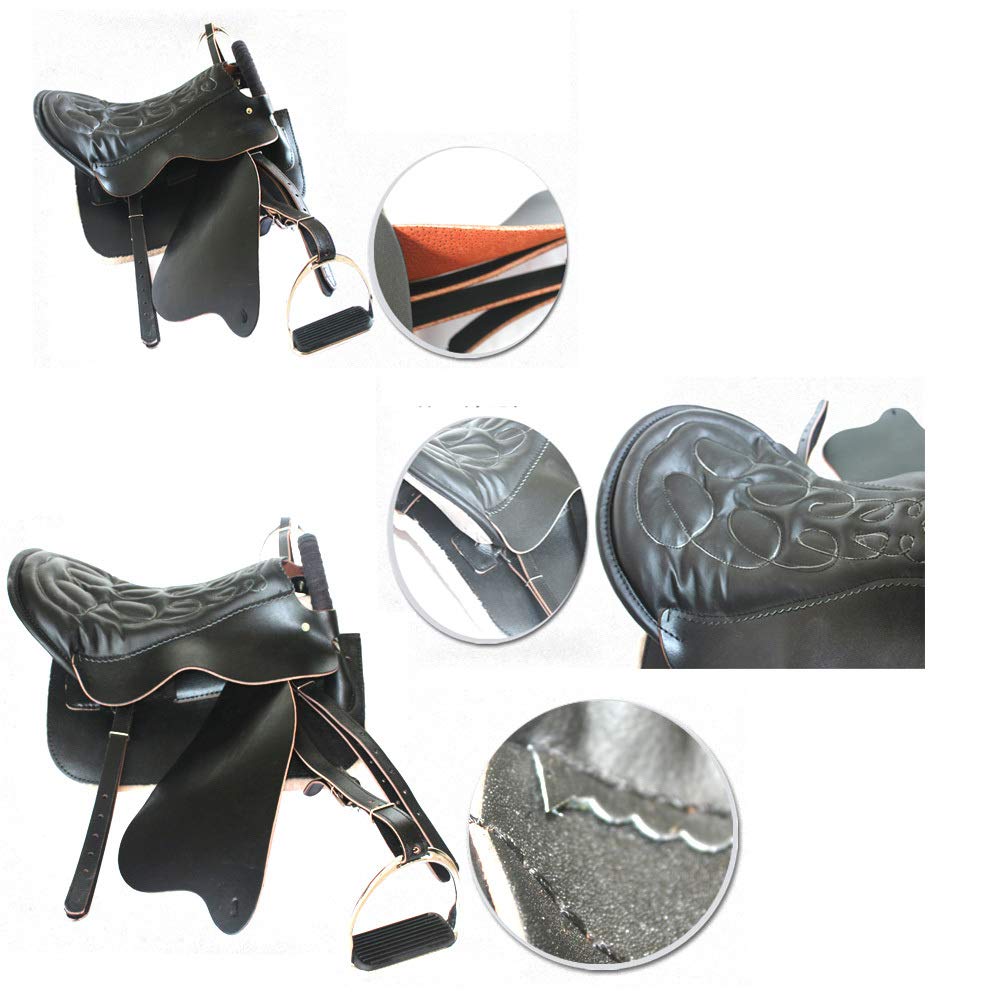 Cavallo da Sella Turisti con Maniglie con Sella in Cuoio Sella Esercito Sella Cavallo da Sella Completo Forniture Equestri