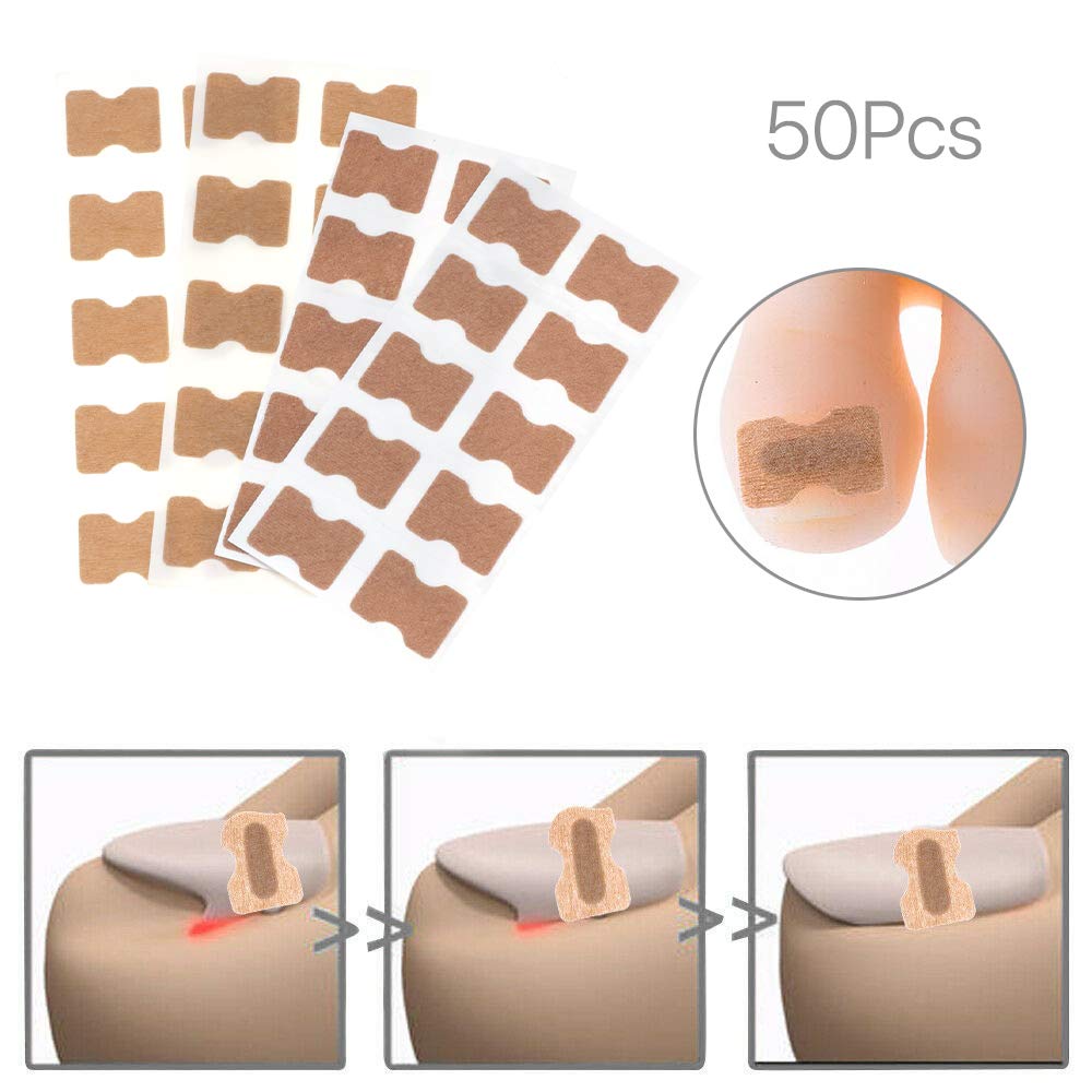 Juego de 5 parches de uñas sin pegamento – Kit de herramientas encarnadas para uñas de los pies para tratamiento de uñas, herramienta de corrección de uñas encarnadas para eliminar las uñas de los pies remiendo profesional para mantener las uñas saludable 2
