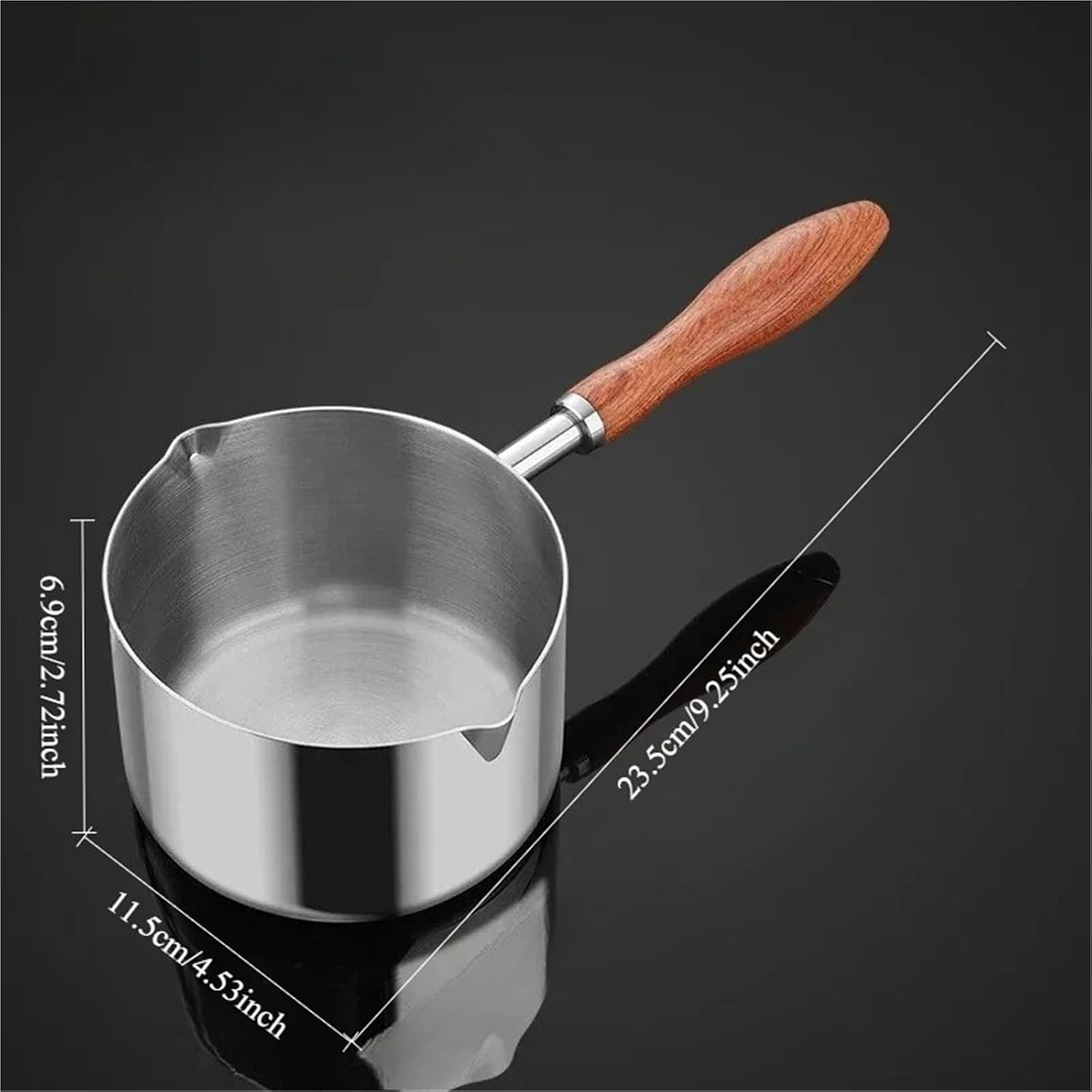 Stainless Steel Milk Pot 304 Stainless Steel Mini Soup Pot Oil Pan Pots For Cooking Small Saucepan For Making Sauces Heating Milk Kitchen