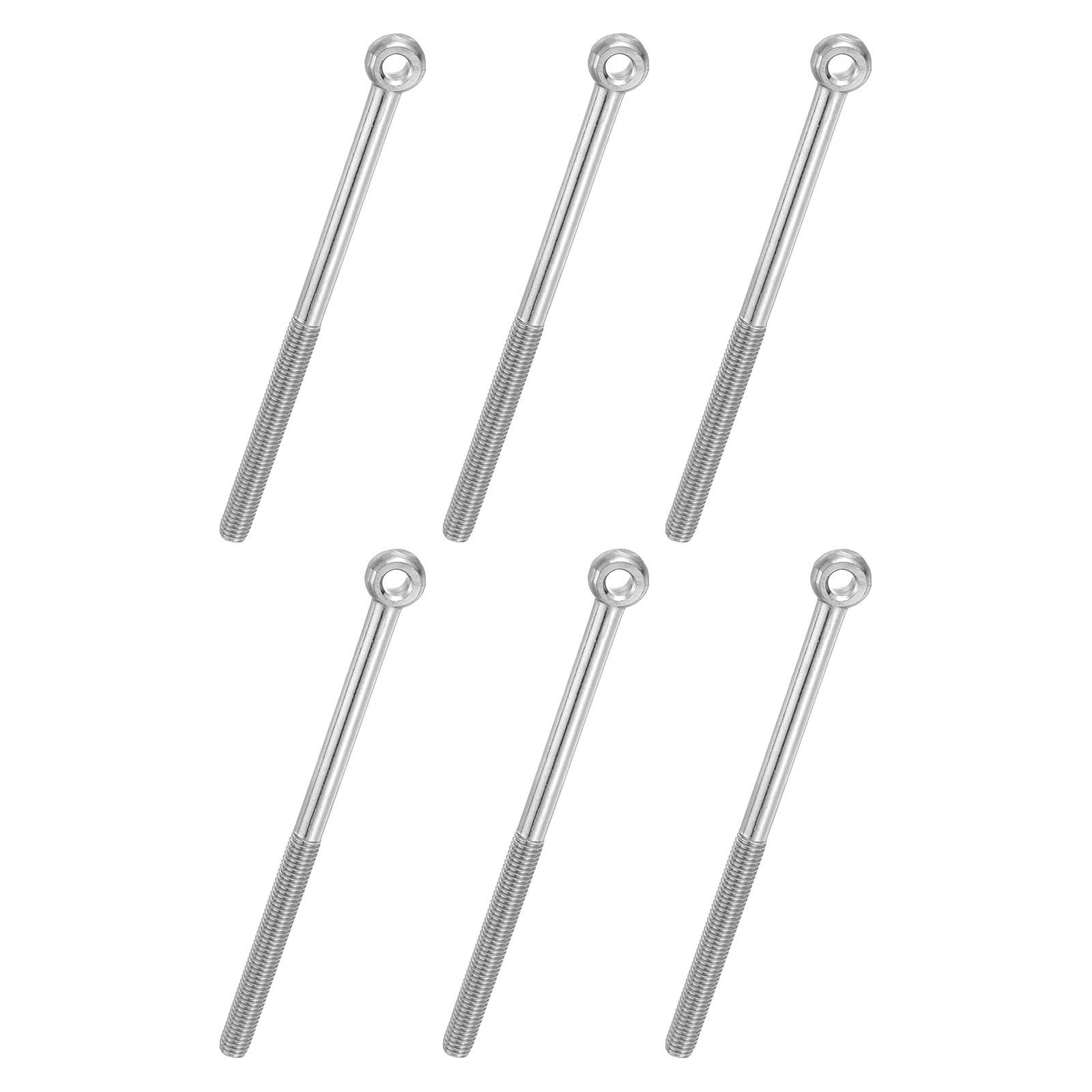 PATIKIL 6 Pcs M8x120mm Shoulder Swing Lifting Eye Bolt