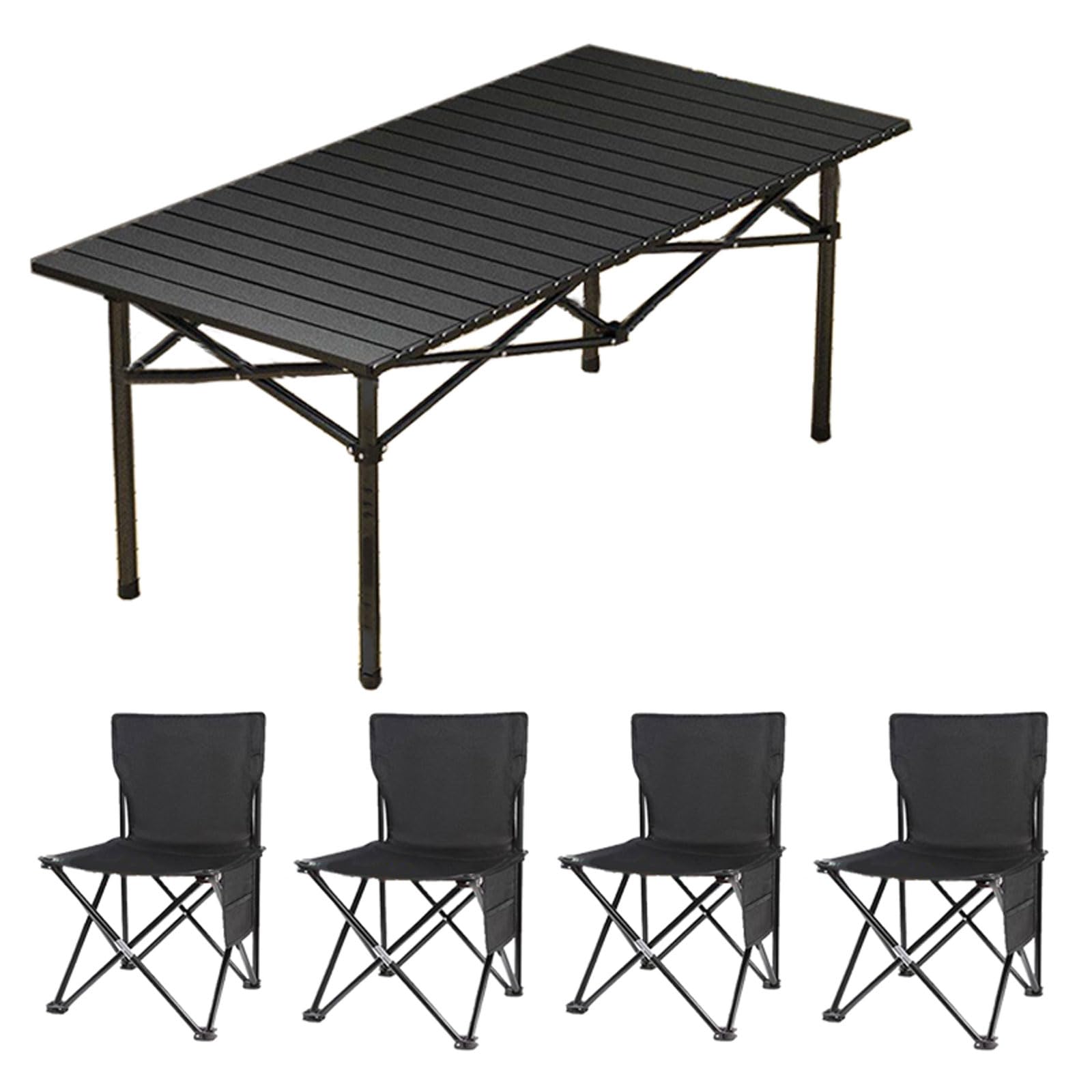 Table et chaises pliantes de jardin avec sac de transport inclus pour pique-nique