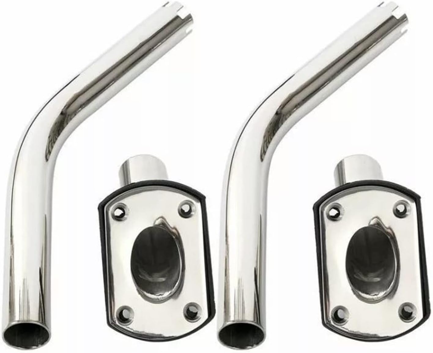 Fishing Rod Racks Boat Fishing Rod Holder Outrigger Stainless Steel Rod Pod Deck Mount With Base for Boat Yacht