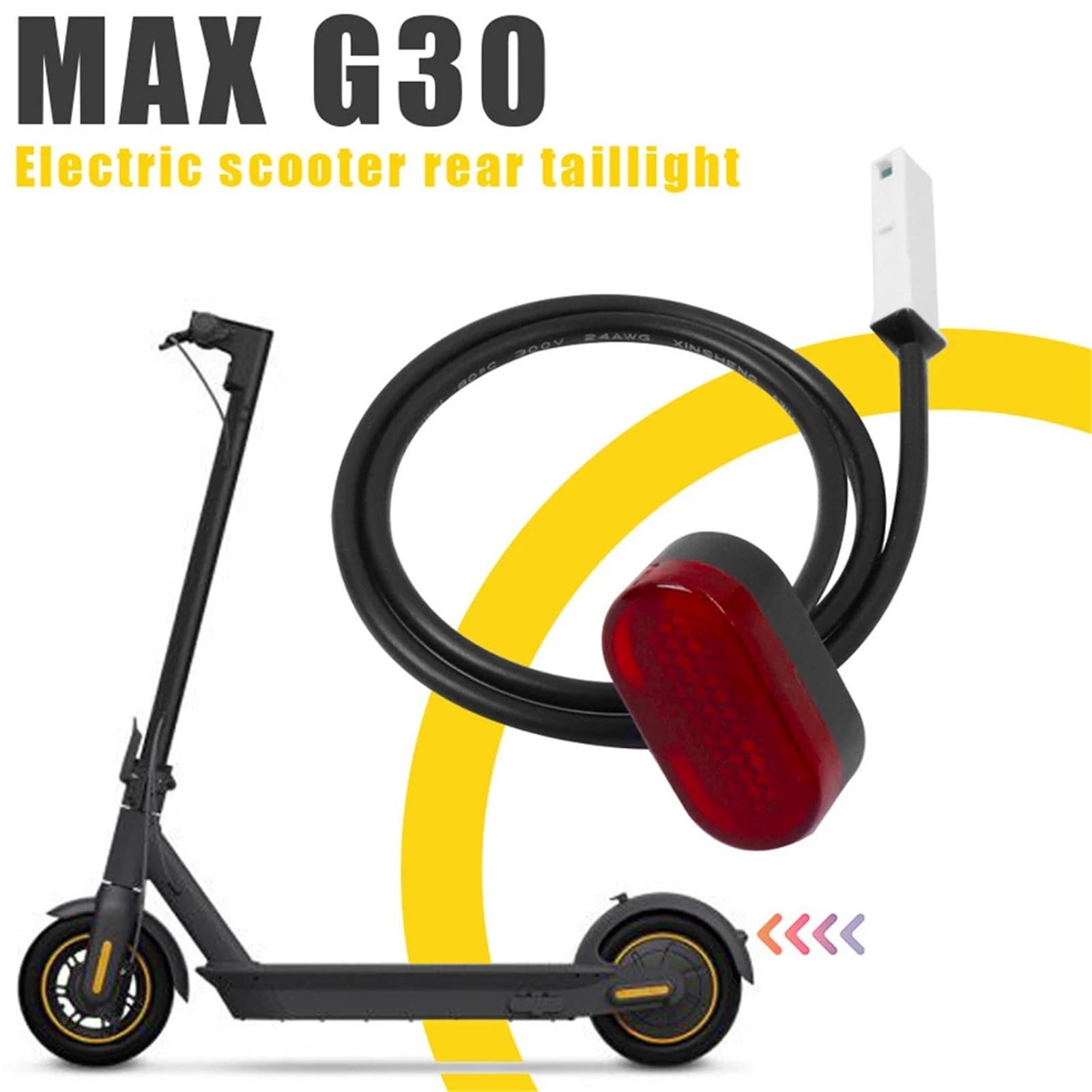 E-Scooter Kotflügel Hinten Kotflügel Rücklicht Halterung Kit for Elektrische Roller Bremse Licht Unterstützung Halterung Set Teile