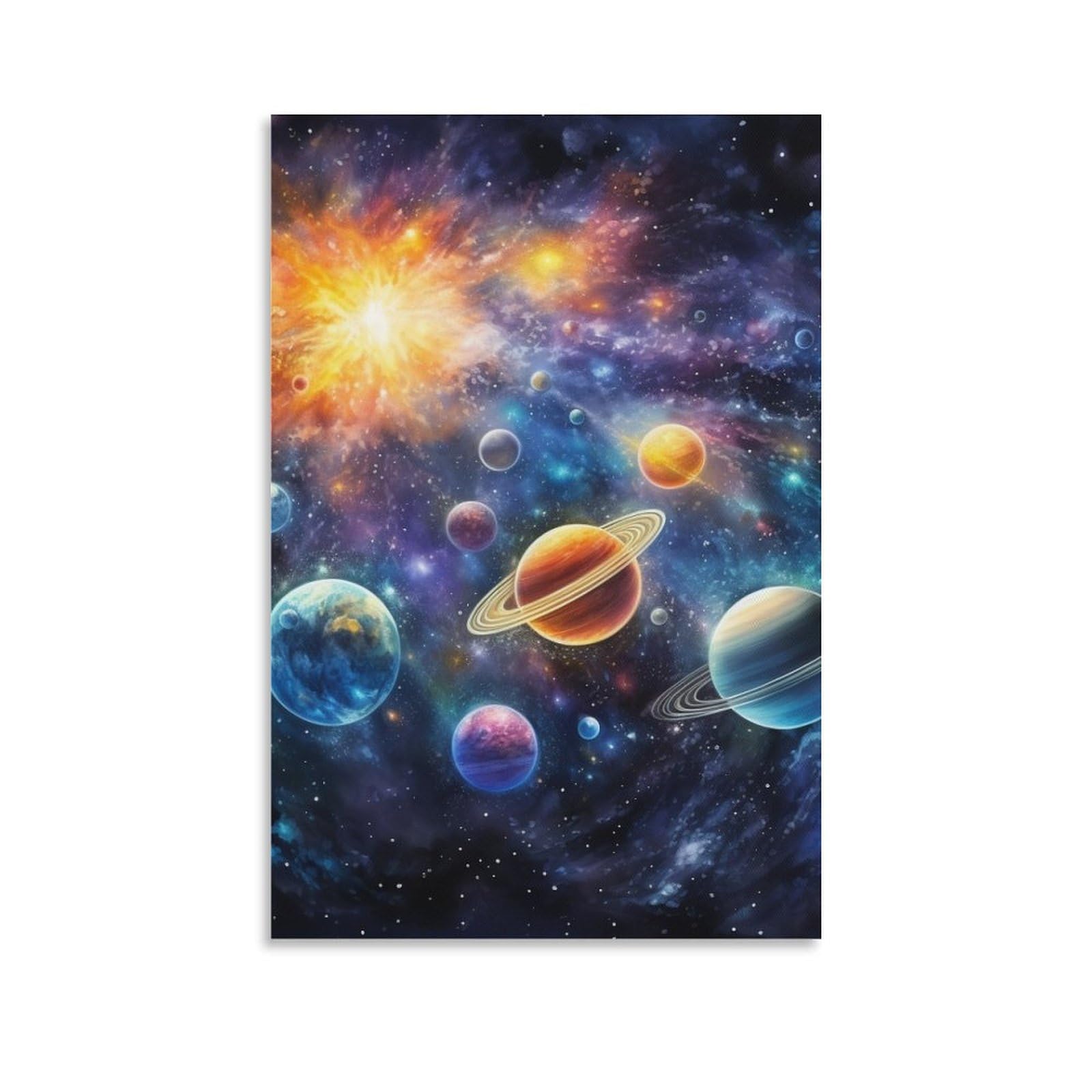 Ciel murale décoration tableau sur toile premium format 50x75
