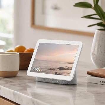 Google Nest Hub 7 Smart Display with Google Assistant (1st Gen) - Chalk (Bulk Packaging)