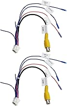 2 x RCA Video Adapter for 10 Pin Rear View Camera for Car RCA Connector for Stereo Radio Compatible with Android Radio