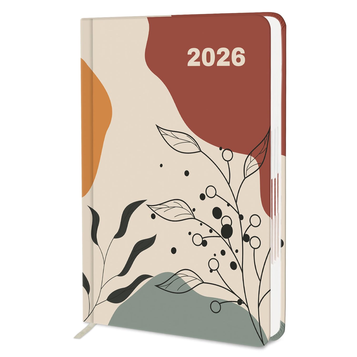 Jhingalala Executive Diary 2026 - Premium A5 Hard Bound New Year Planner with Monthly Index and Bookmark | 1 Day to a Page Format | 365 Dates Office & Personal Diary | Ideal Corporate Gift | Size 21x15 cm-image-12