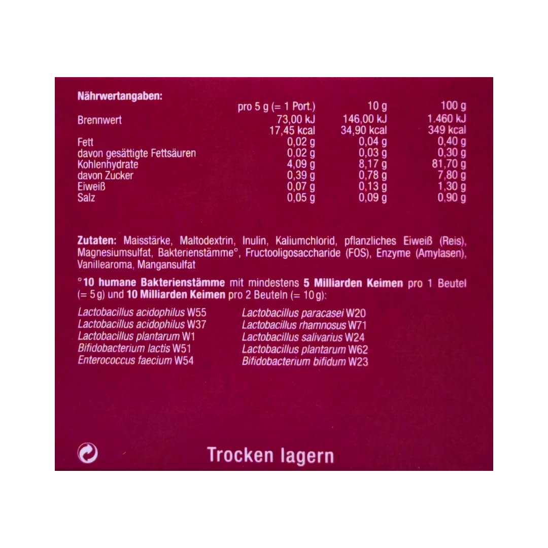 OMNi-BiOTiC 10 1x 40 x 5 g | 10 Bakterienstämme | Probiotikum für die Darmflora | Anwendung während und nach Antibiotika | Darmbakterien | Mikrobiom-Unterstützung | Spar-Set plus Pharma Perle giveaway