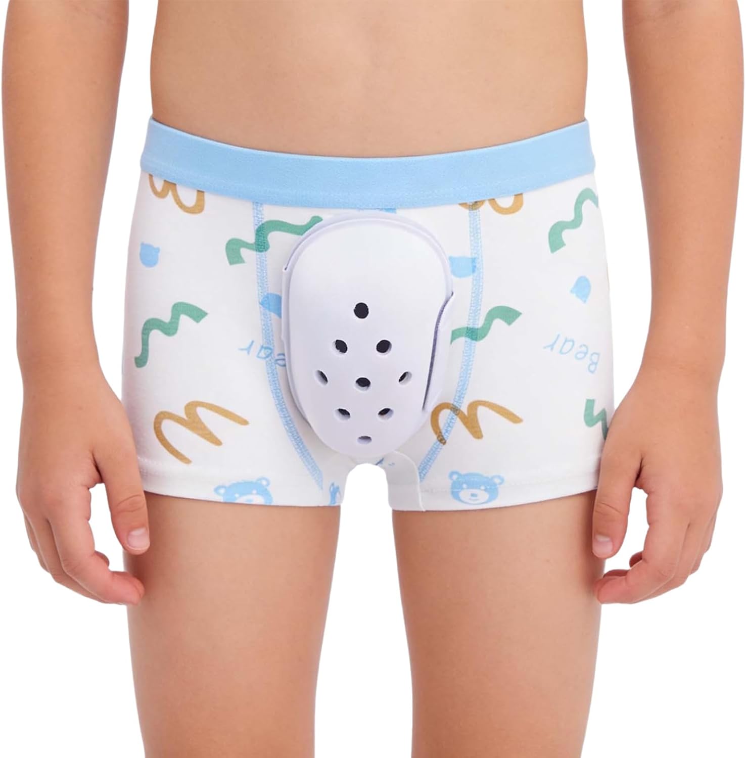 Shinsto Kids Boys Special Needs Adaptive Boxer Briefs Comfortable Circumcision Underwear for Casual Daily Wear