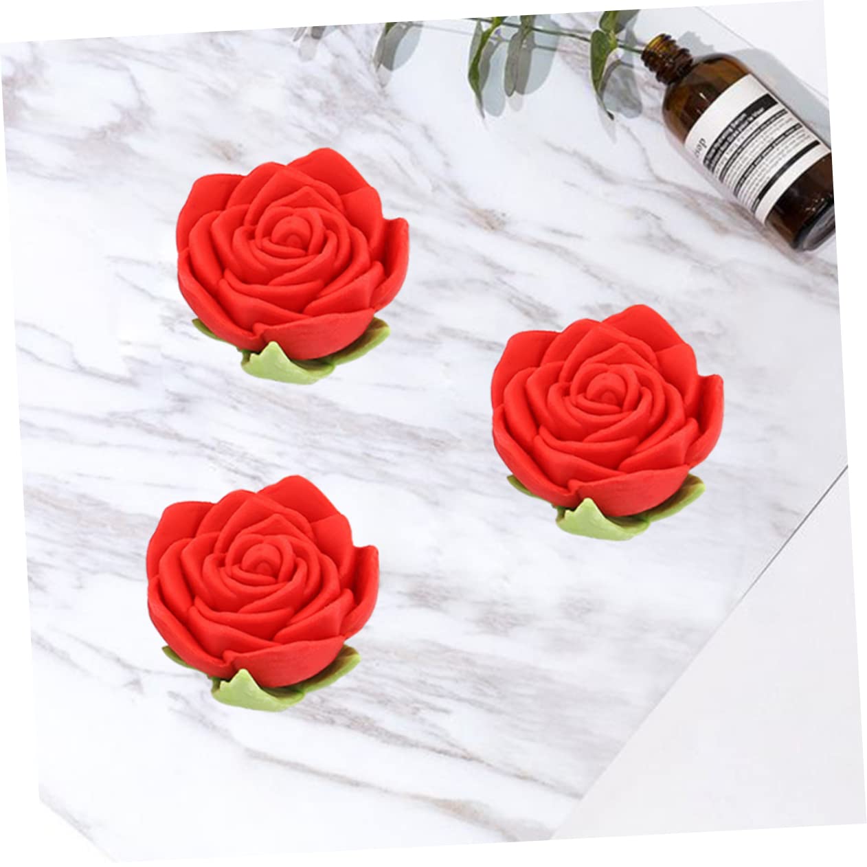 SHINEOFI 24pezzi Forma Rosa Gomme Per Cancelleria Colorata Per Matite Per Cancelleria Creativa