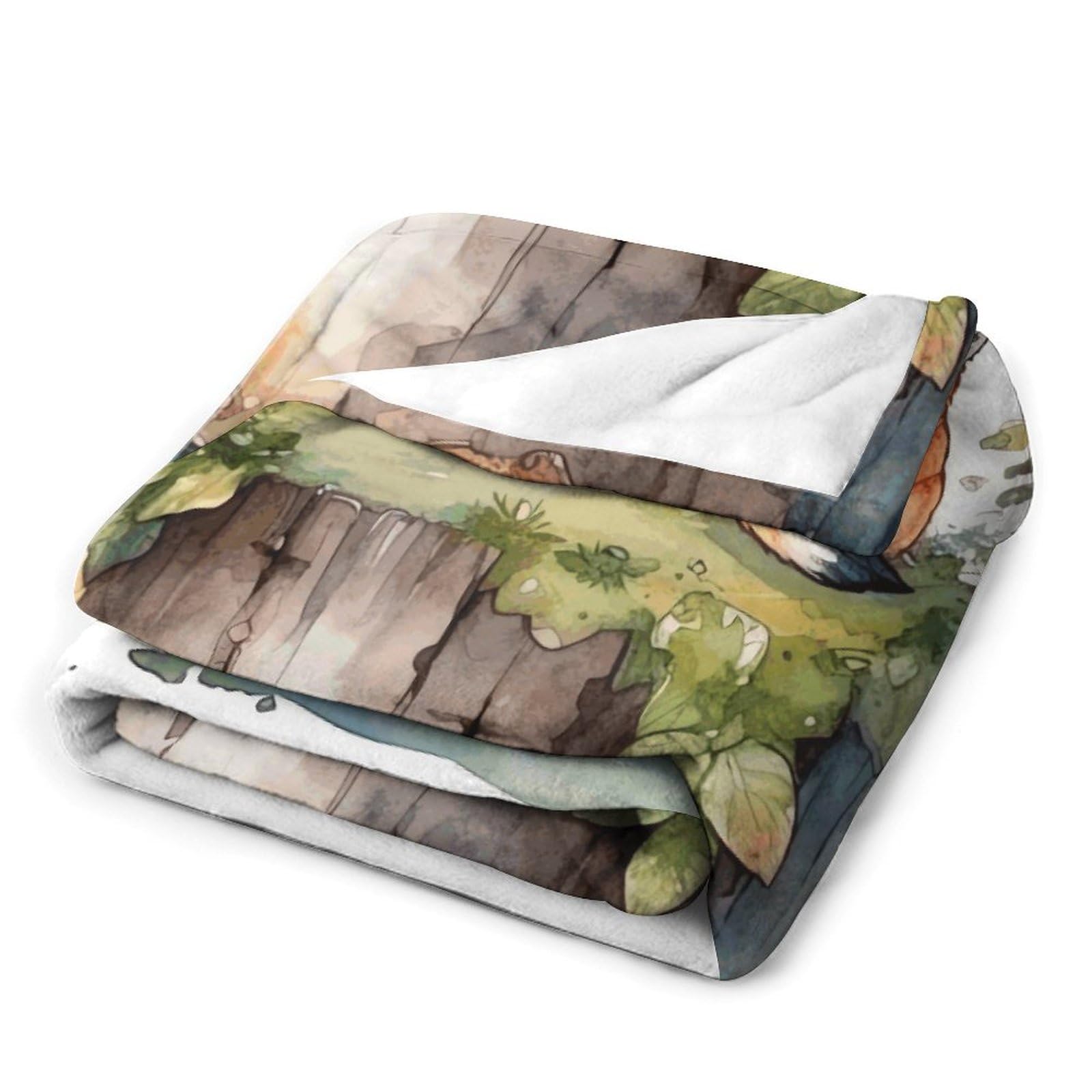 Couverture en flanelle épaisse 100x130 cm - Plaid de canapé haut de gamme ultra confortable