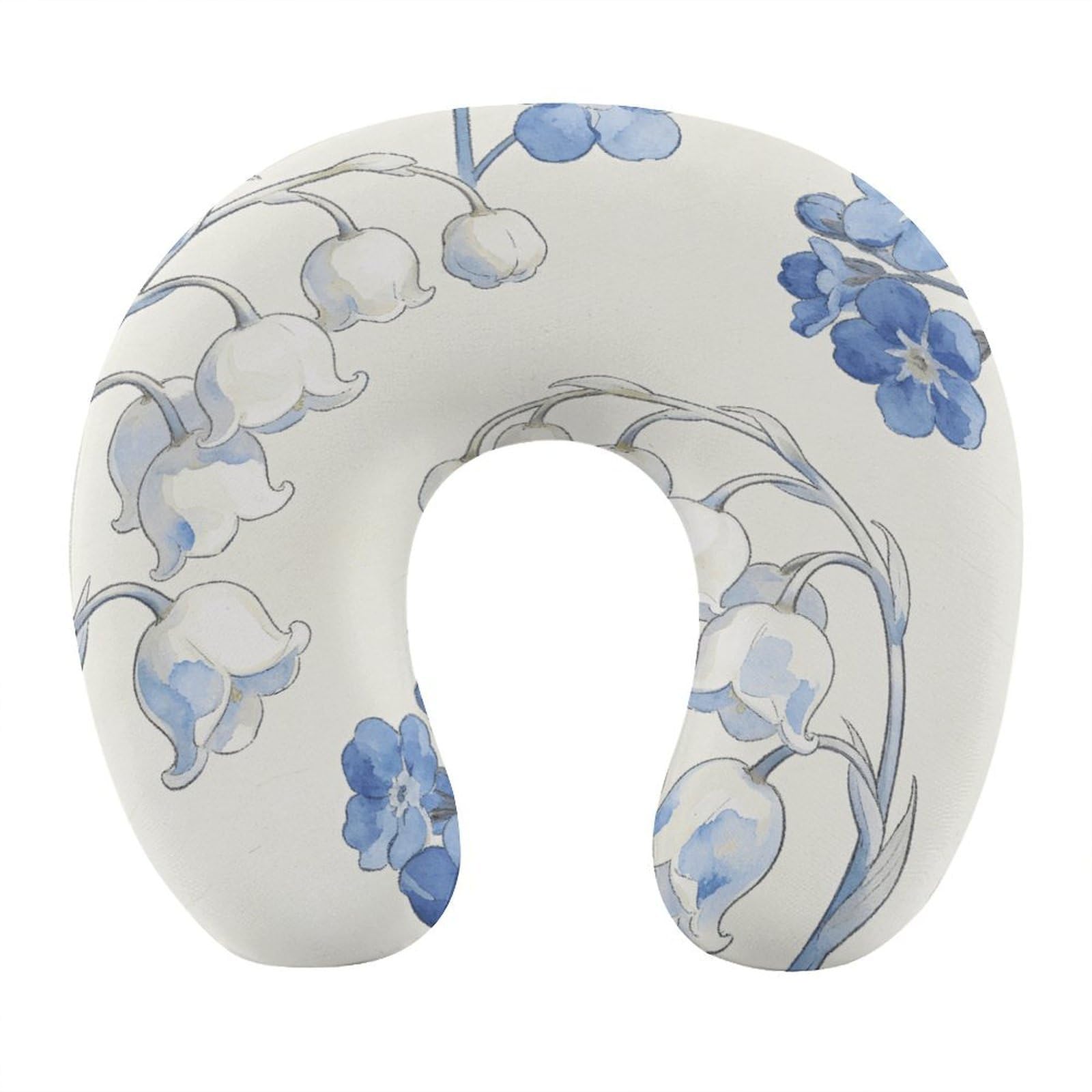 VstaDank - Spring Prelude Neck Pillow, Soft and Comfortable, U-Shaped Pillows, Portable Memory Foam Shoulder Pillows and Head Support for Airplane