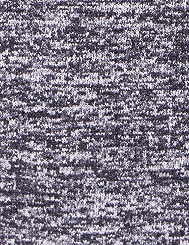 CRZ YOGA Women's Seamless Athletic Long Sleeves Sports Running Shirt Breathable Gym Workout Top Black/White-Slim Fit Medium