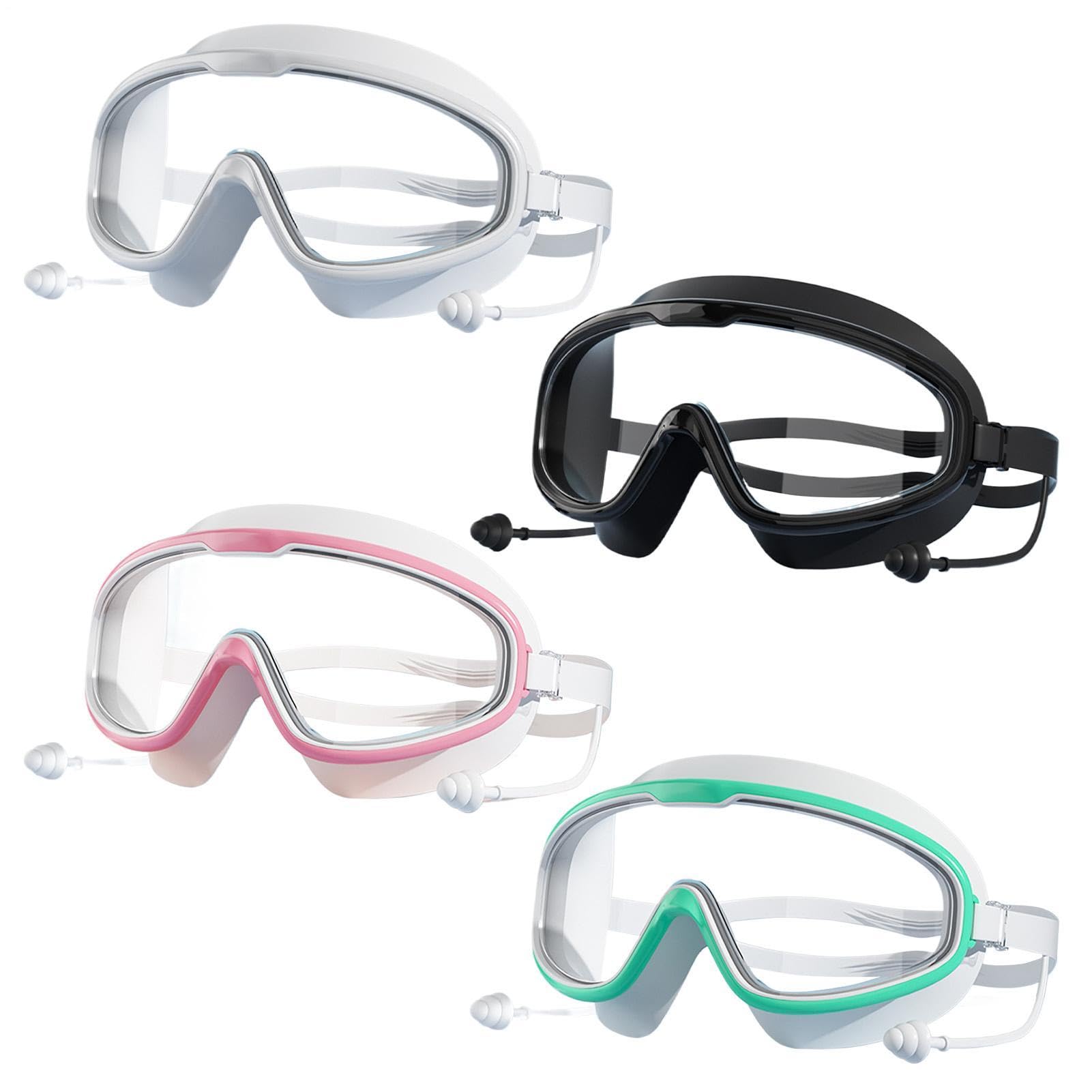Generico Occhialini Da Nuoto Occhiali Protezione UV Visione Nitida | Occhialini Antiappannamento Ampia Vista Donne Uomini Adulti Nuotatori Nuoto Immersioni Piscina Mare Lago Fiume Snorkeling