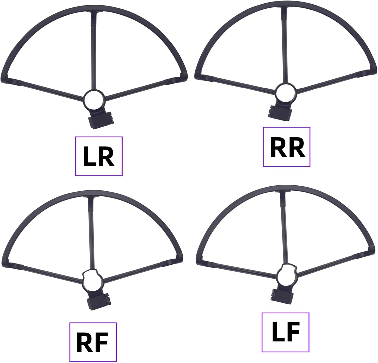 sea jump 4PCS Protective Rring Suitable for HS600 V11 TF35 PRO Drone Protective Cover HS600 Four Axis Aircraft Upgraded Parts Protective Cover