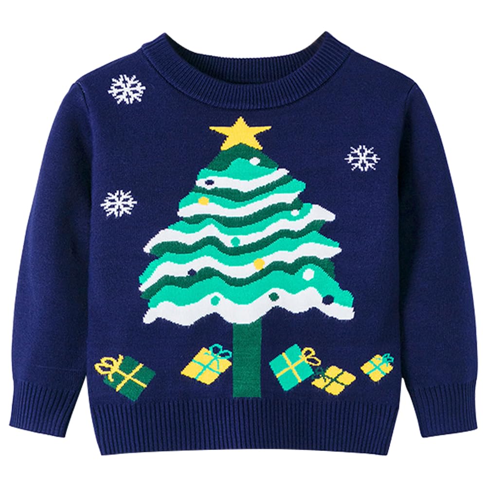 Remimi Kids Christmas Sweater for Toddler Girls Boys Holiday Pullover Top
