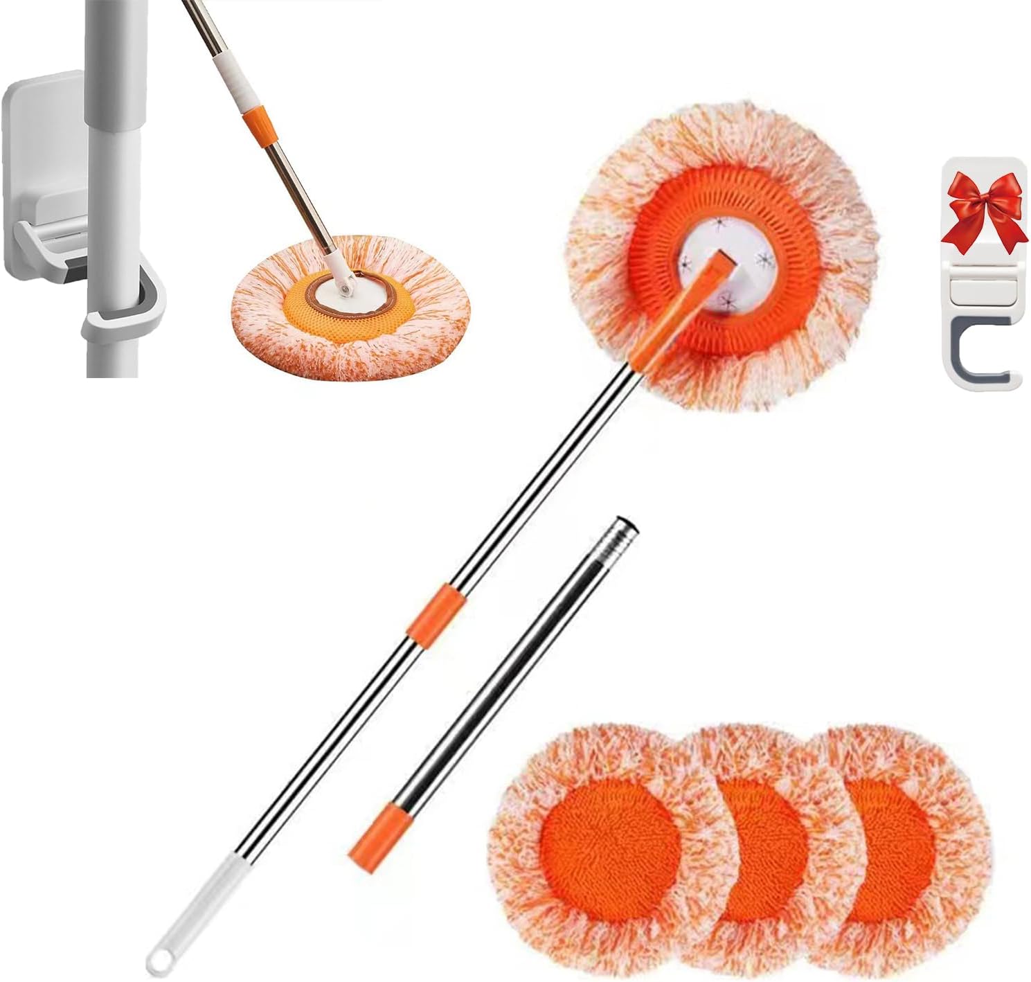 Intellect Mop, 360 Rotatable Adjustable Cleaning Mop for