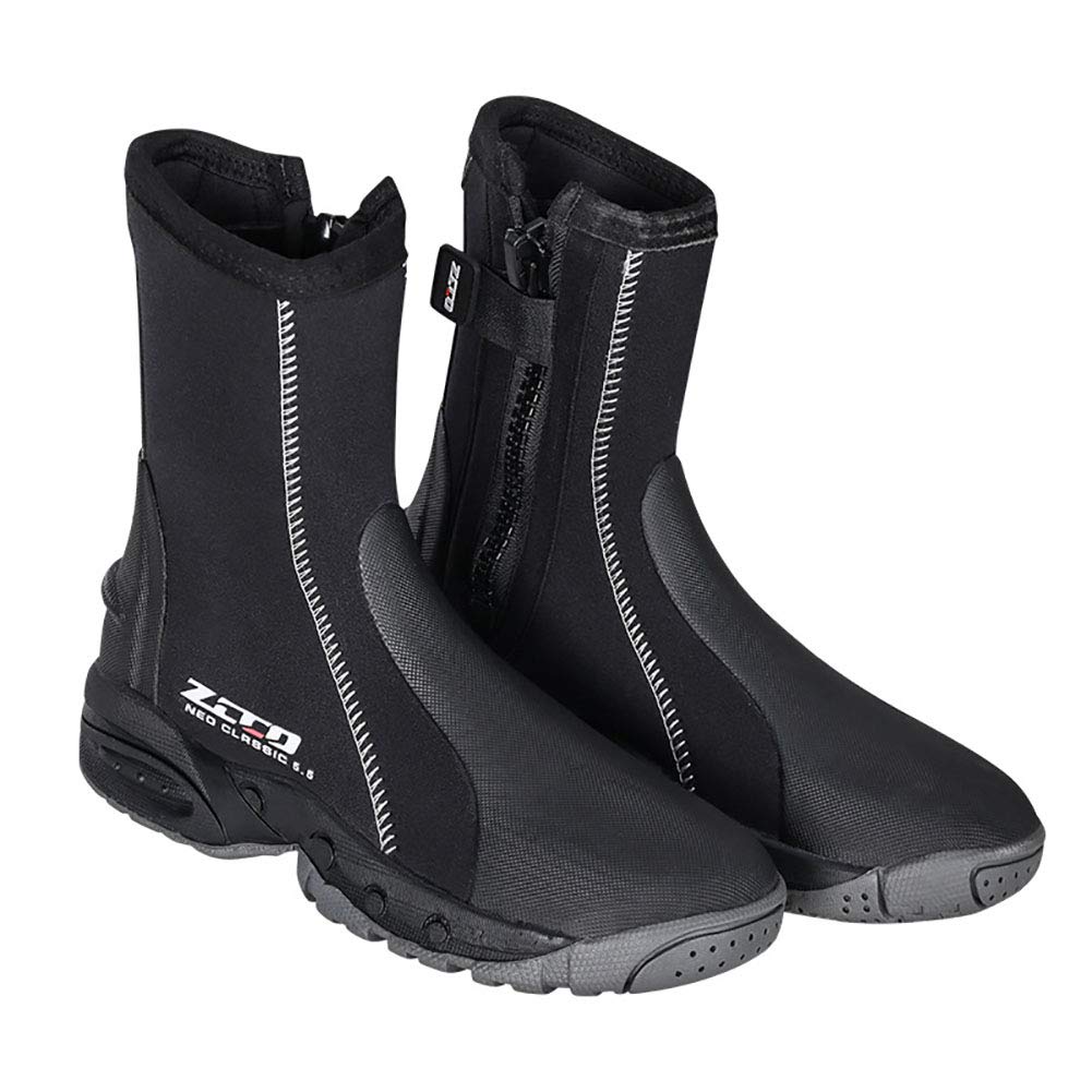 Buty do kombinezonu - neoprenowe buty do snorkelingu 5 mm, surfowanie pływanie mokra woda kombinezon neoprenowe skarpety buty czarne