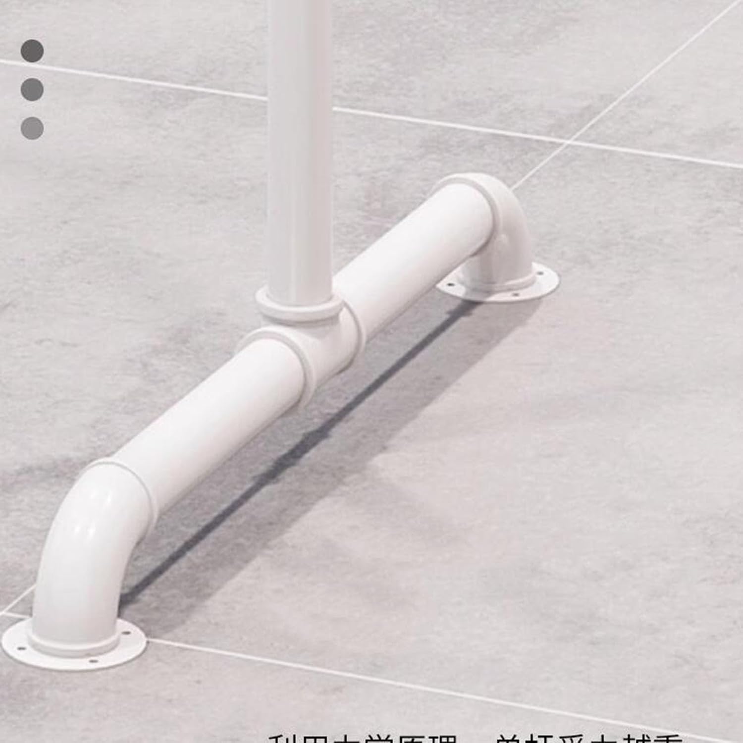 Ballet Barre, Ballet Bar Mobile Stretching Bars Freestanding Portable Dance Pole, Home Dancing Fitness Ballet Equipment Non-Slip Stand (White 100x60x100cm)