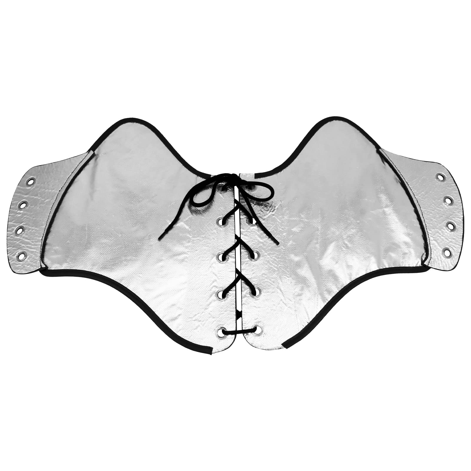 Scudo termico universale per sella moto | Deflettore laterale in pelle PU nera, adatto per moto Harley Sportster, Dyna, Softail, Touring e Yamaha, Honda, Suzuki