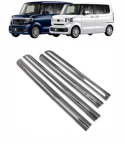 【Image Cool 】ホンダ 新型For N-BOX N-BOXカスタム JF5 JF6 専用 内装 3代目N-BOX N-BOX 2023~SUS304ステンレス 超鏡面仕上げサイドガーニッシュ サイドリップガーニッシュ ドアロアガーニッシュ カスタ